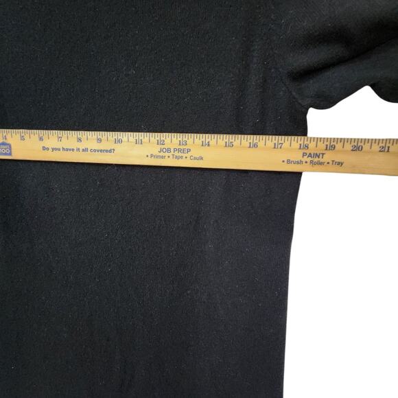 TALBOTS WOOL CASHMERE WOMENS WRAP SWEATER CARDIGAN SZ LG FUR CLASSY GLAM CAPSULE - Picture 5 of 7